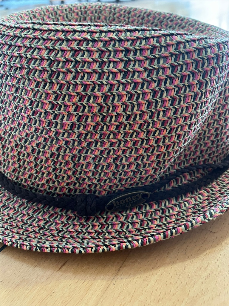 O&E LADIES DIEGO FEDORA CANE HAT