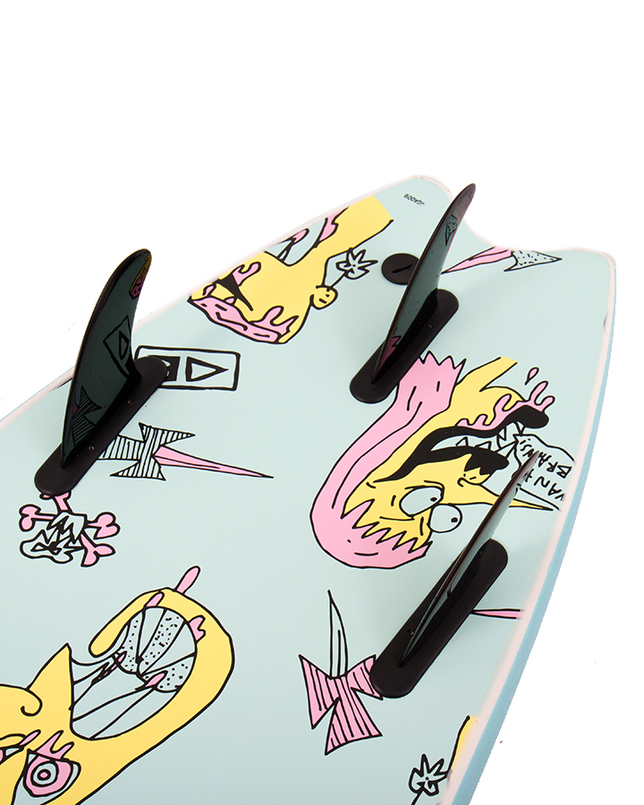 ONE 5'6 BRAINS EZI RIDER SOFTBOARD