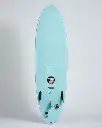 MF Alley cat super soft surfboard Sky-Teal bottom.webp