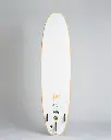 MF surf school super soft surfboard orange underneath.webp