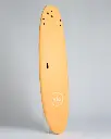 MF surf school super soft surfboard orange upside down.webp