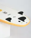 MF XL surf school super soft surfboard orange fins.webp