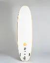MF XL surf school super soft surfboard orange underneath.webp