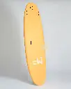 MF XL surf school super soft surfboard orange upside down.webp