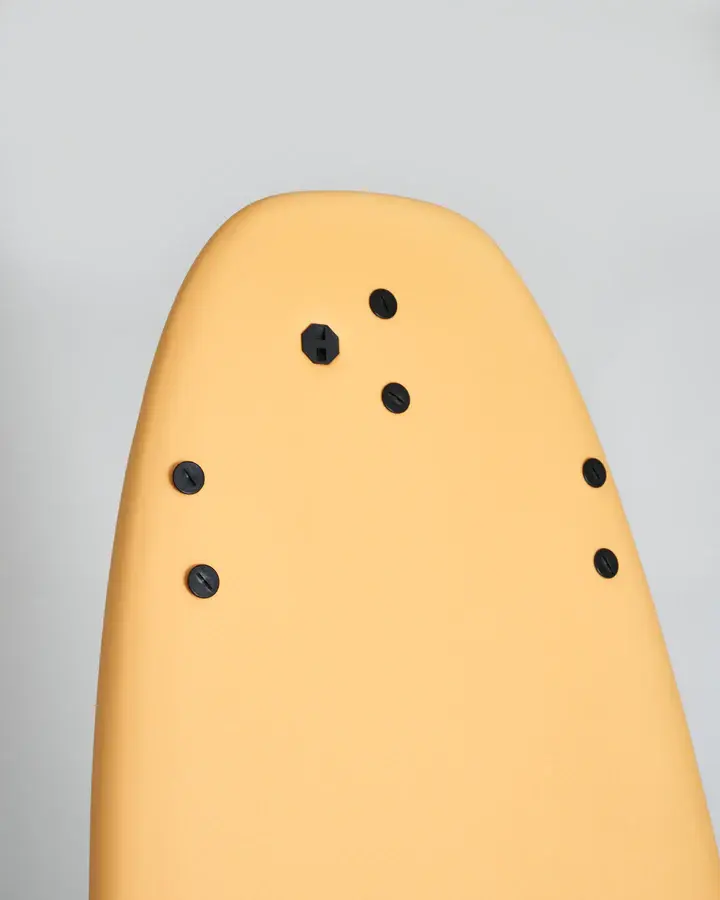 MF XL surf school super soft surfboard orange tail.webp