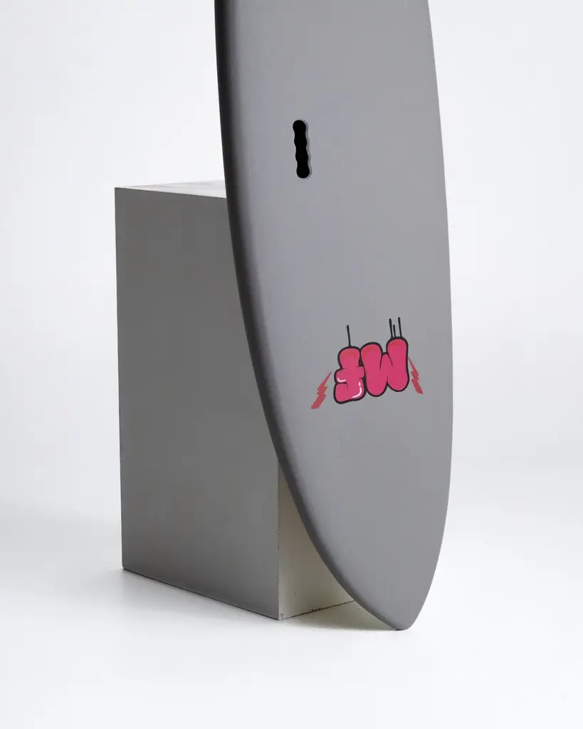 MF Unicorn super soft surfboard grey nose.webp