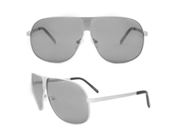 COPS SUCK SILVER METAL/BLACK TIPS GREY 29S