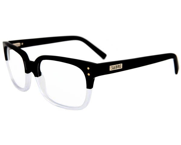 MOON TUXEDO RX BLACK GLOSS CLEAR LENS 11S
