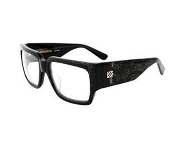 PARANOID RX BLACK GOLD SWIRLS CLEAR LENS 11S