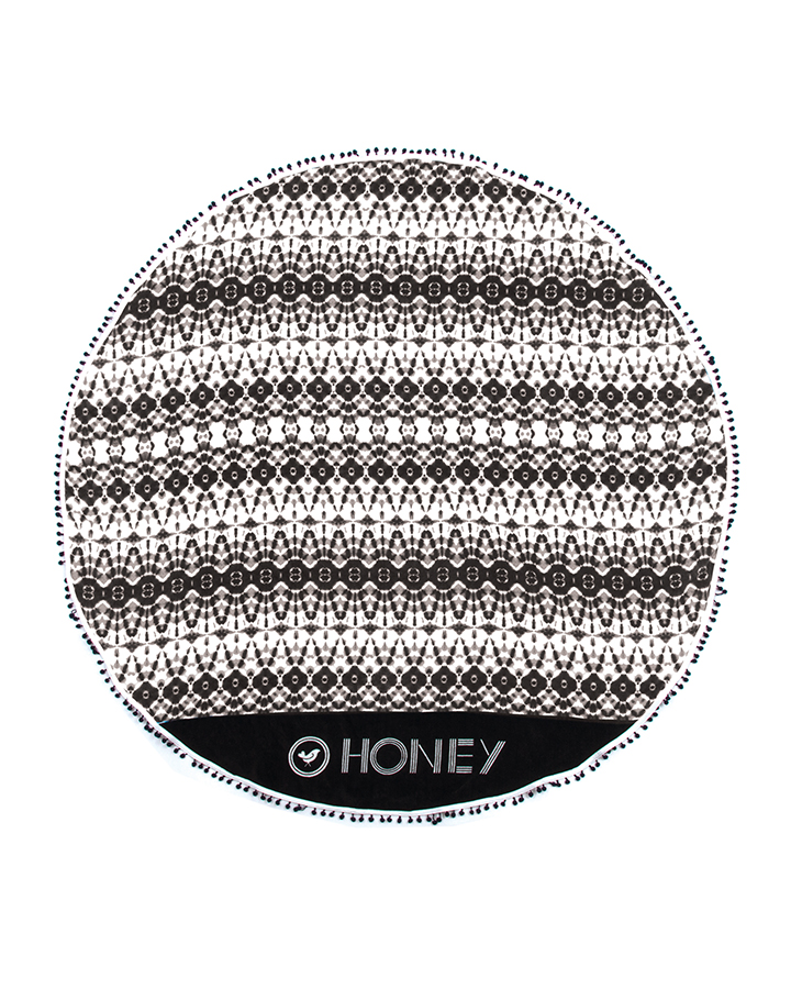 [ALTW14.18S] ONE BEACH TRIBE ROUND TOWEL 18S