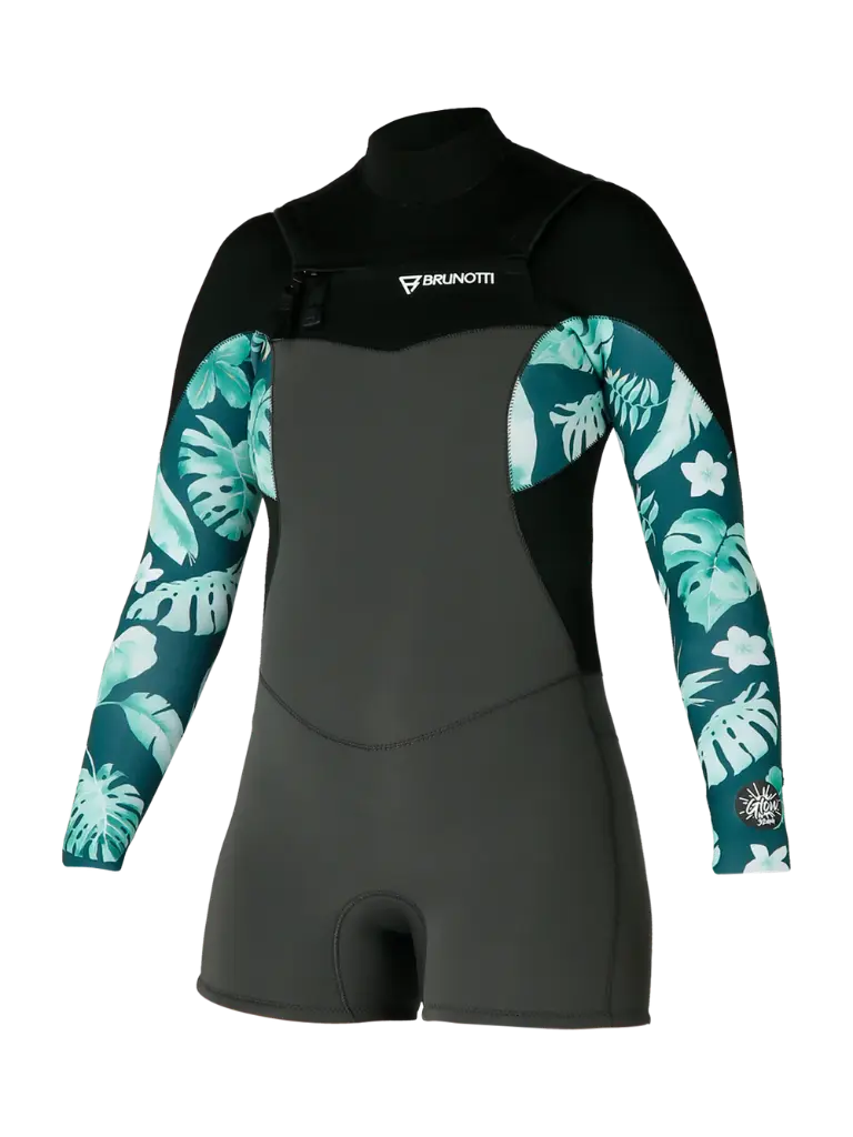 Brunotti Glow 2 mm longarm shorty woman wetsuits