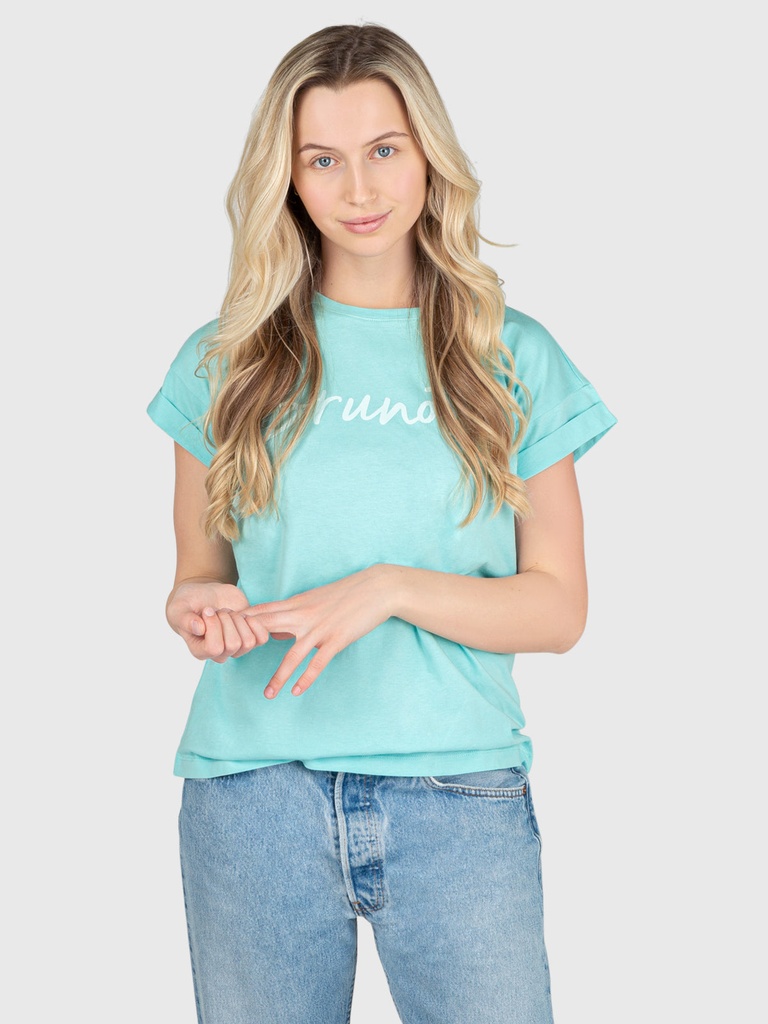 [2132100201] BRUNOTTI MELE WOMEN T-SHIRT (S, BlueMint)