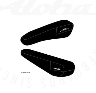 [ALARMUNIBL] ALOHA ARM REST BLACK