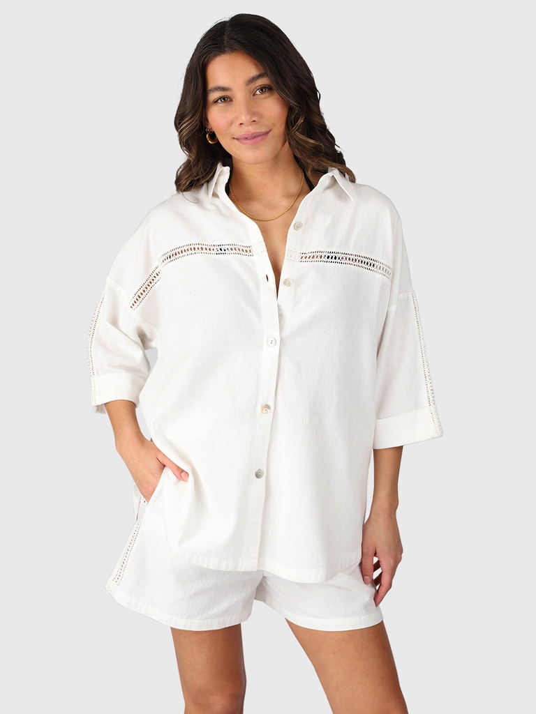 [2512100371] BRUNOTTI RILEY WOMEN SHIRT (XS, Cream)