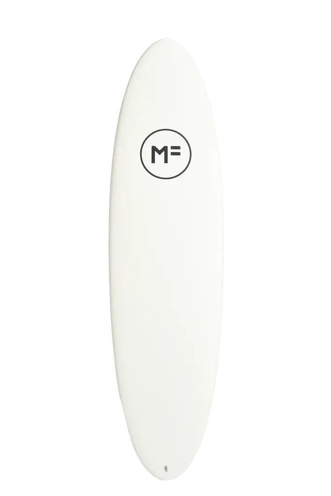 [F24-MF-ACW-706] Mf Alley Cat Epoxy Lam FcsII Surfboard (7'6, White)