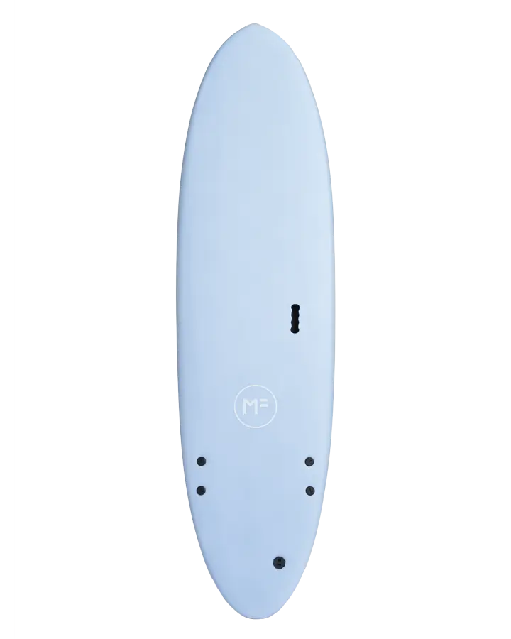 [S23-MF-ACS-706] Mf Alley Cat Super Soft Surfboard (7'6, Sky/Teal)