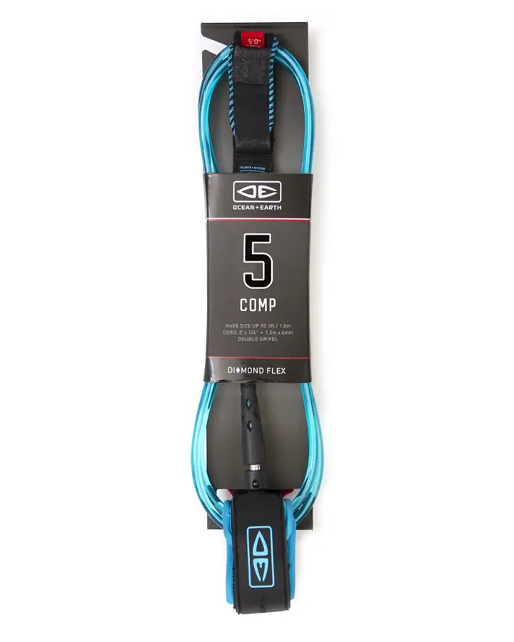 [LM50] O&E regular comp leash (5'0, Blue)
