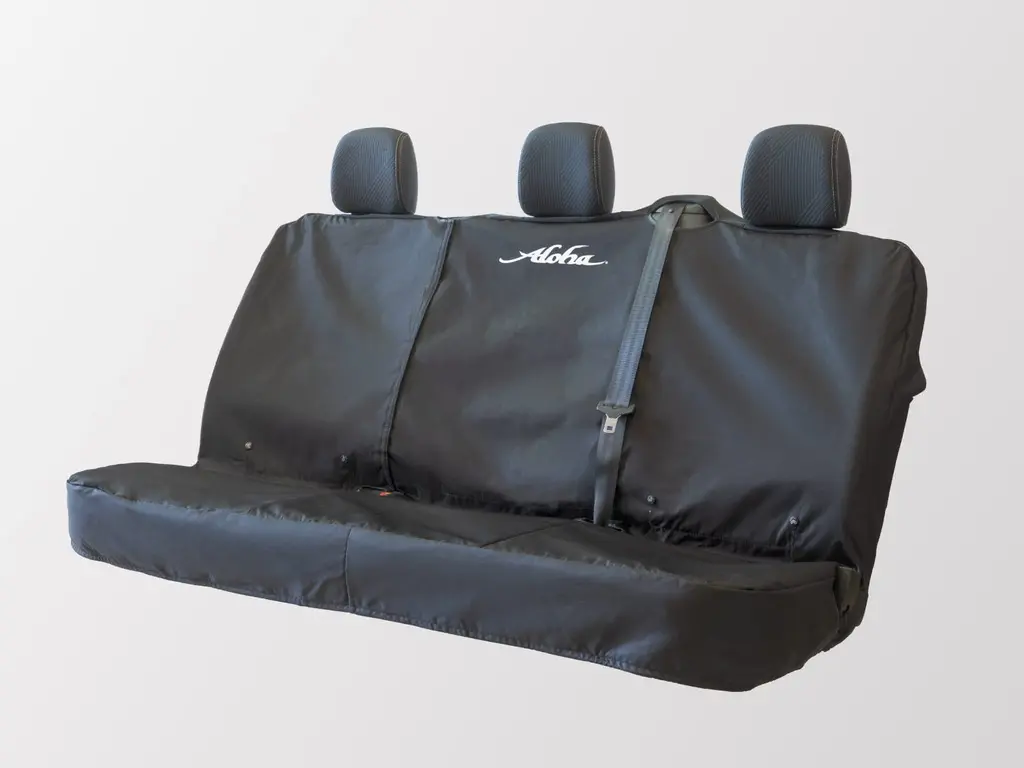 [ALSEATBA3UNIBL] Aloha Triple seat cover (Black)