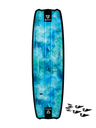 RDP RIPTIDE AQUA+G10FINS TWINTIP KITE BOARD (rental)