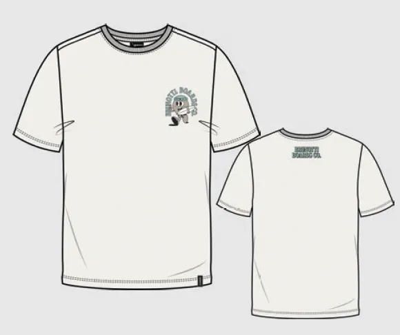 [2611100049] Brunotti Evanon men t-shirt (S, Snow)