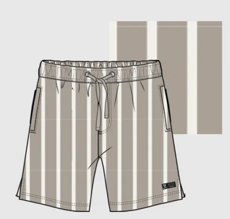 [2611130033] Brunotti Aiden-stripe men walkshort (S)