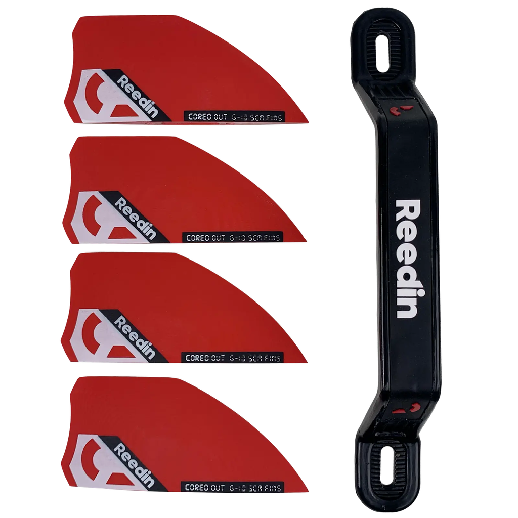 [RD26025] Reedin Cored-out fin set Red 5cm 2026
