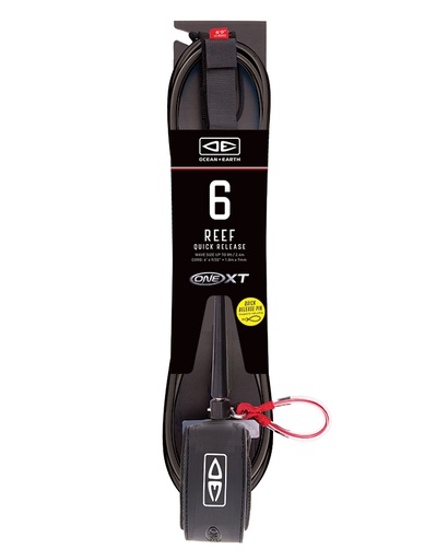 [LQ60XT] ONE REEF QUICK RELEASE XT 6'0" ONE PIECE LEASH