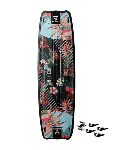 RDP RIPTIDE BLOSSOM+G10FINS TWINTIP KITE BOARD