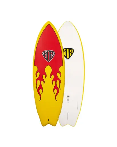 O&E MR epoxy soft super twin fin