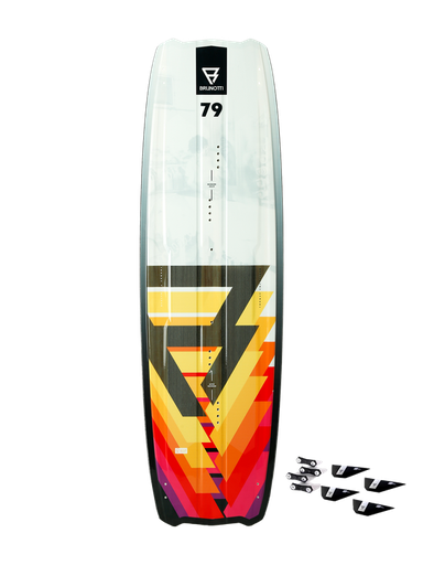 RDP DIMENSION 79 +G10FINS TWINTIP KITE BOARD (rental)